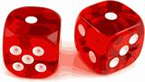 2 dice showing 1 and 1