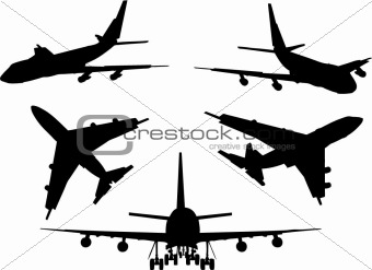 Plane silhouettes