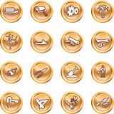 Tools and industry icon set