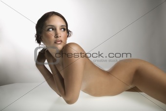 Nude woman.