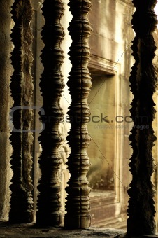 Window decor in buddhist temple