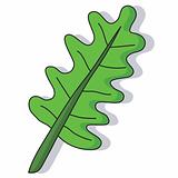 Cartoon leaf