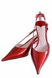 Red patent-leather shoes