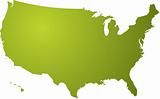 us map green