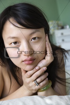 Young Asian woman.