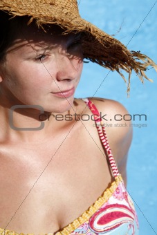 Girl Sunbathing