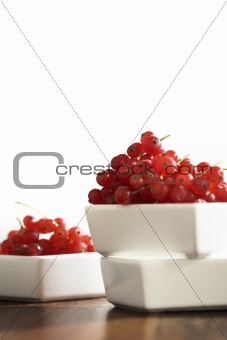 red currant white dish