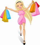 Shopping girl: 