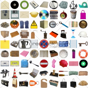 Many objects isolated