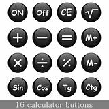 Set of calculate buttons