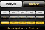 Set of vector buttons