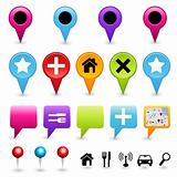 Map Directional Icon Set