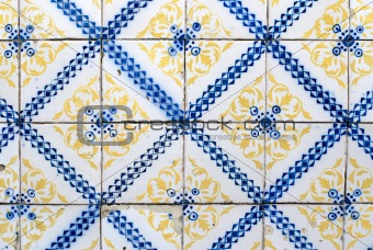 Portuguese glazed tiles 036