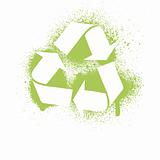 Drawing recycle symbol vector