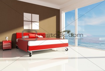 bedroom near the sea