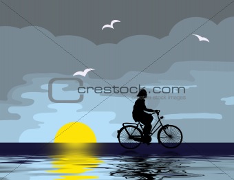 Evening bike ride