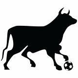 Bull soccer ball