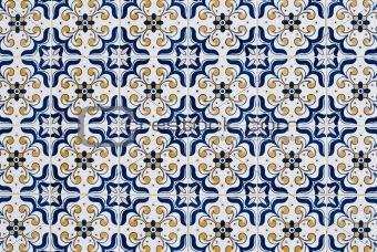 Portuguese glazed tiles 059