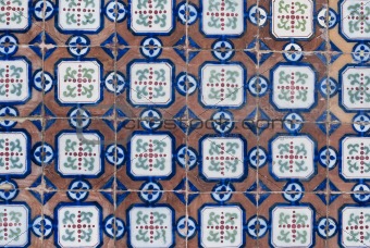 Portuguese glazed tiles 061