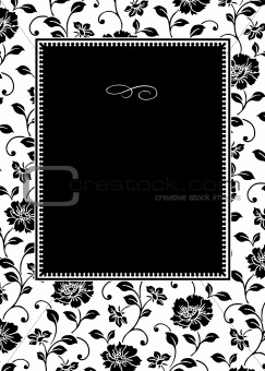 Vector Ivy Pattern and Frame