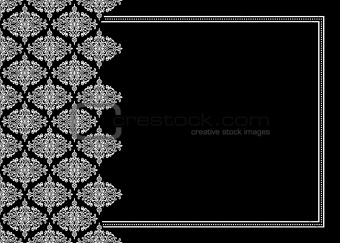 Vector Damask Ornament Frame