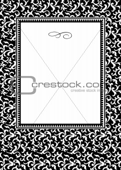 Vector Swirl Pattern and Frame