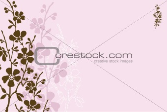 Vector Pastel Daisy Background