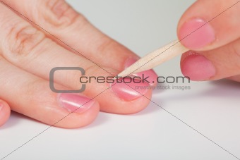 Procedure for Nail Care - Cuticle removal