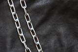 Chain On Leather