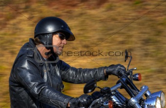 Motorbike man has freedom