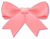 a pink bowknot