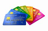 Colored credit cards
