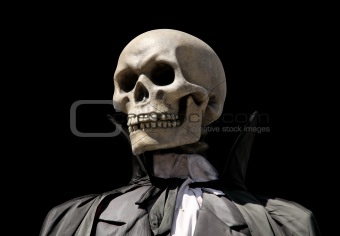 grim reaper. death's skeleton