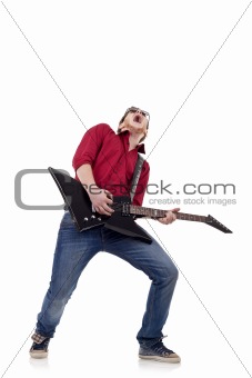 passionate guitarist 