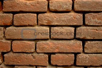 Background of red brick