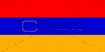 The national flag of Armenia