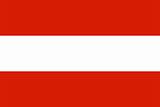 The national flag of Austria