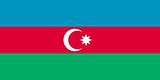 The national flag of Azerbaijan