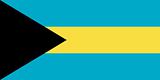 The national flag of Bahamas