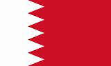 The national flag of Bahrain