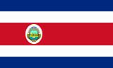 The national flag of Costa Rica