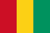 The national flag of Guinea