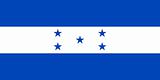 The national flag of Honduras
