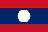 The national flag of Laos