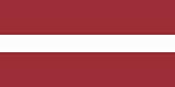 The national flag of Latvia