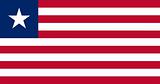 The national flag of Liberia
