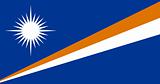 The national flag of Marshall Islands