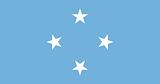 The national flag of Micronesia