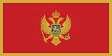 The national flag of Montenegro