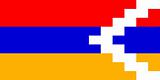 The national flag of Nagorno Karabakh